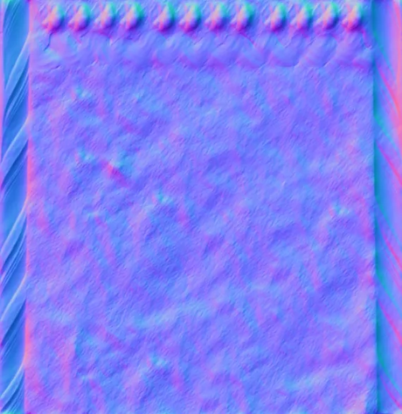 Normal Map for Jacey Gingerbread Wall 8