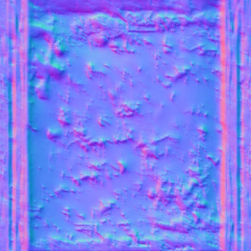 Normal Map for Dirty Rusted Metal Wall7