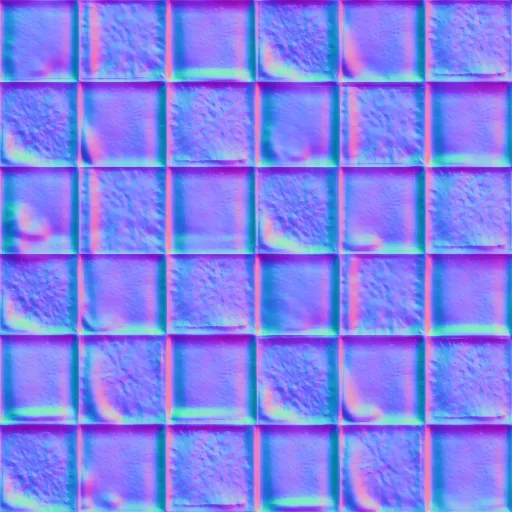 Normal Map for Zadaroo Tile Teal