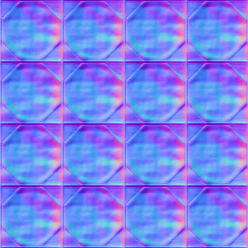 Normal Map for Bt Tile2 Teal2 By Linda Kellie