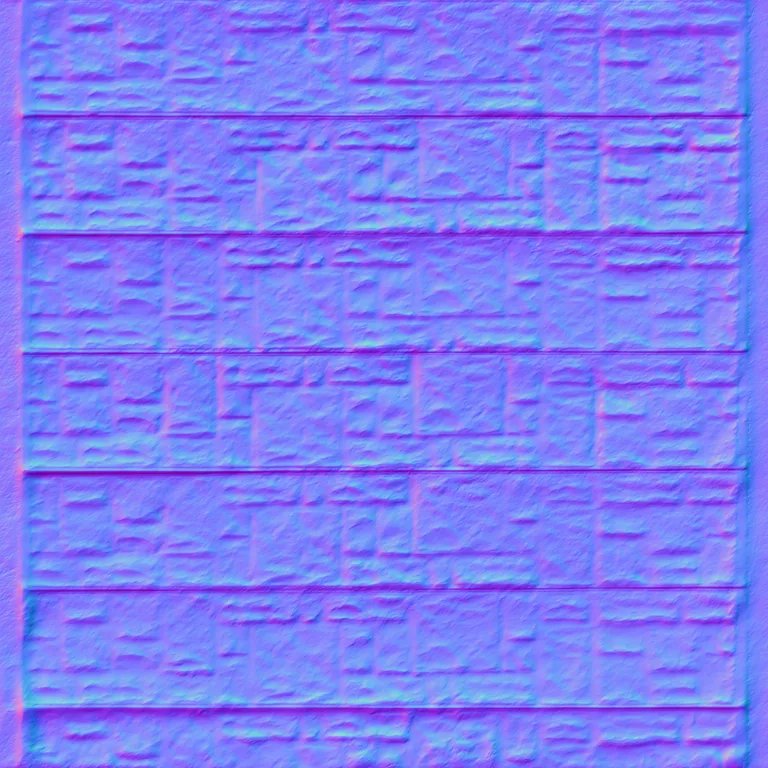 Normal Map for Fence Stone Slabs8