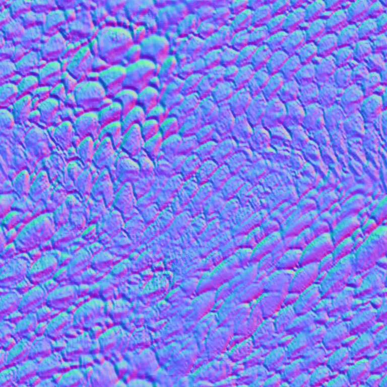 Normal Map for Lizard Test Seamless