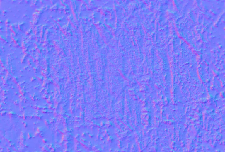 Normal Map for Detail Rusted Metal1