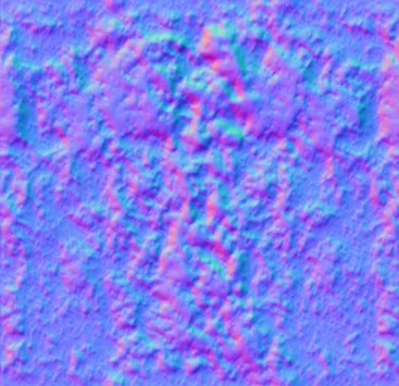 Normal Map for Gumdrop Texture Pink