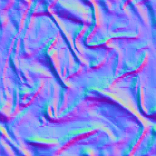 Normal Map for Red Satin Cloth