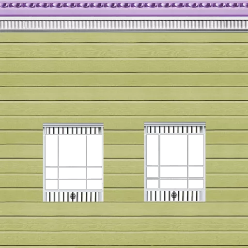 Painted Lady House Siding 1 With Open Windows main texture preview
