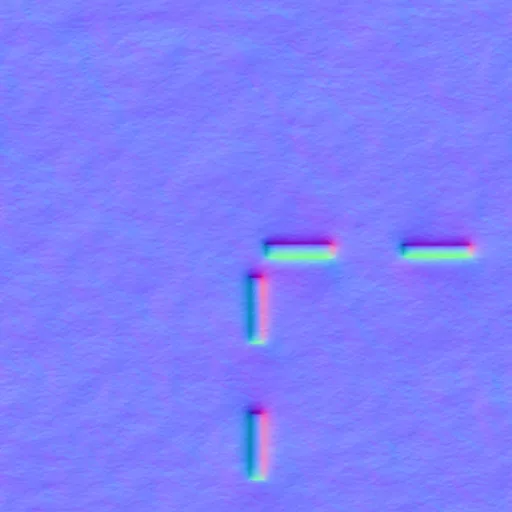 Normal Map for Clean City Road Corner