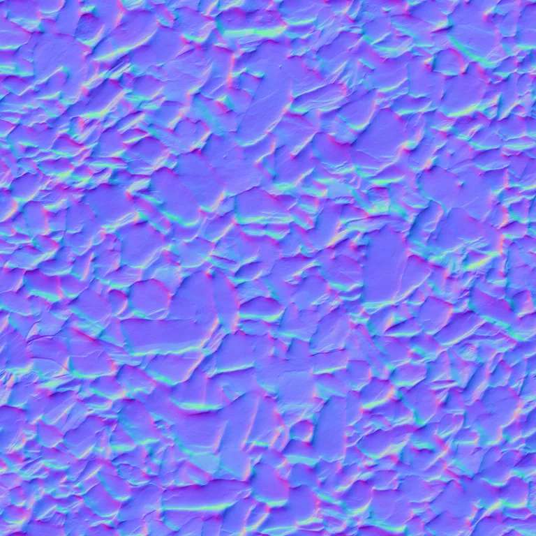 Normal Map for Ground Slate Chips