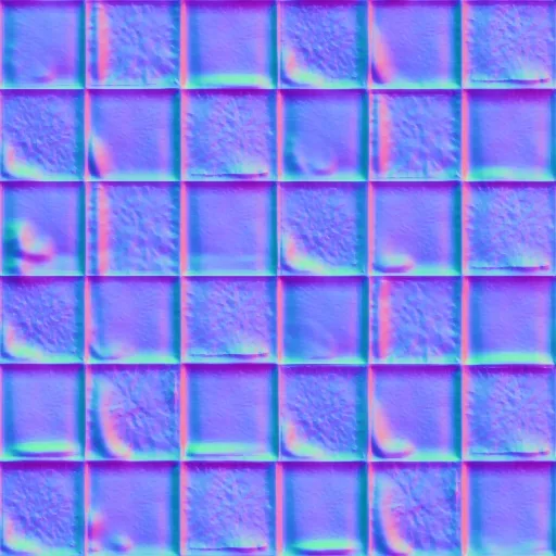 Normal Map for Zadaroo Tile Gray