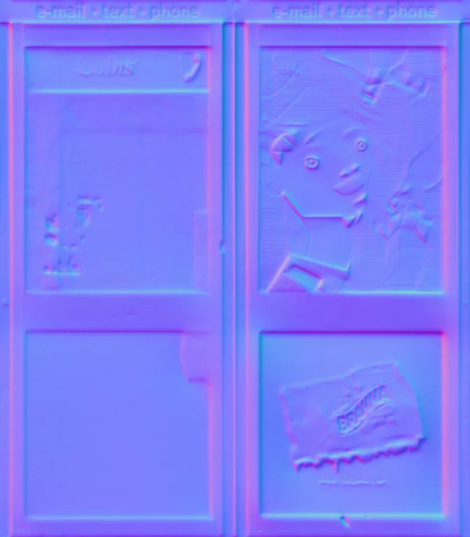Normal Map for Phonebox Sides1
