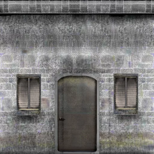 Dirty4 Wall With Door2 main texture preview
