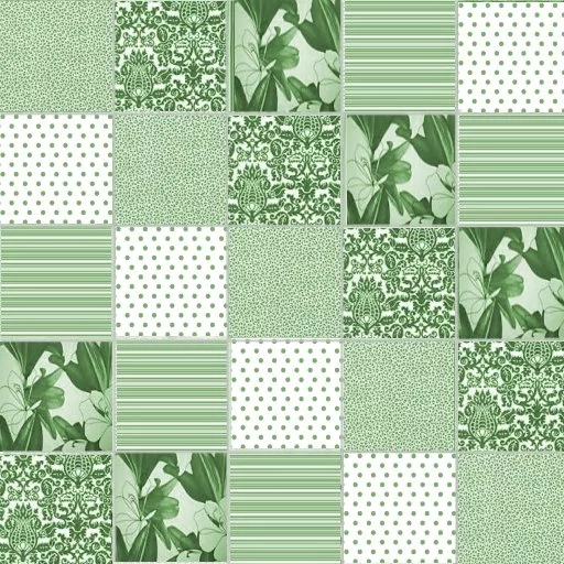 Bt Patchwork Green By Linda Kellie main texture preview