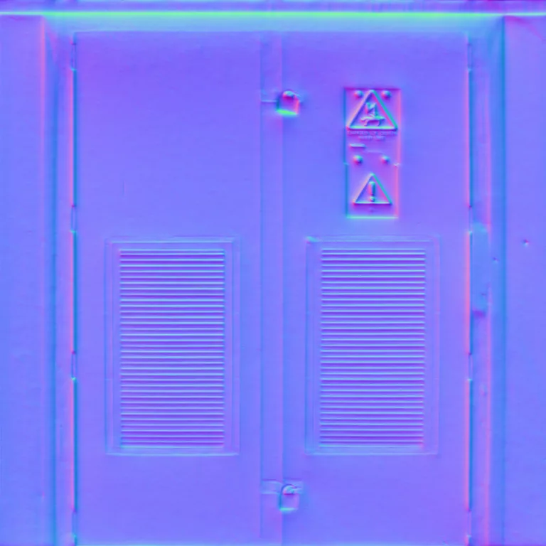 Normal Map for Doors Steel Danger