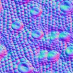 Normal Map for Lizard Bumpy