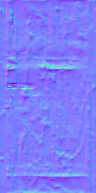 Normal Map for Door Wood Temporary