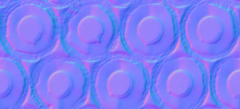 Normal Map for Metal Pipe Ends