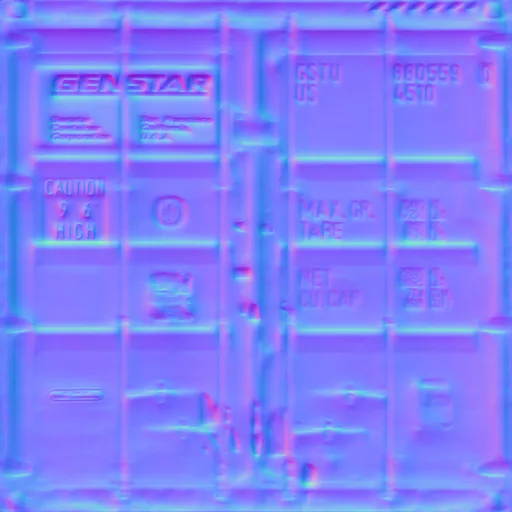 Normal Map for Container End9