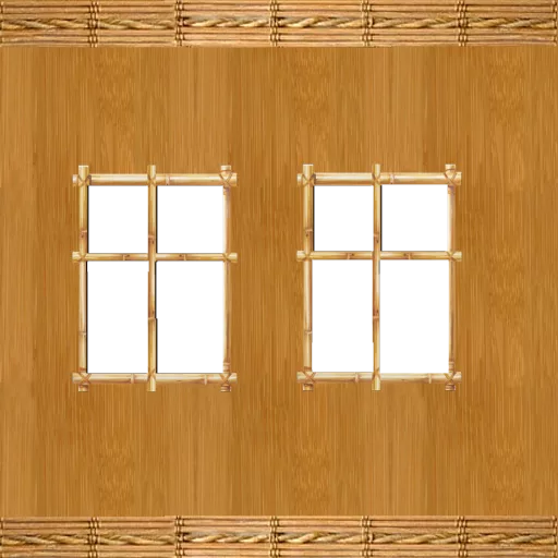 Tropical House Wall 1 With Windows main texture preview