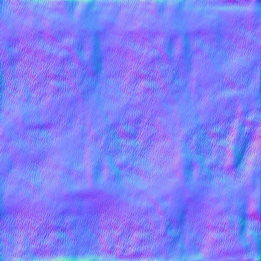 Normal Map for Blue Plain Leather