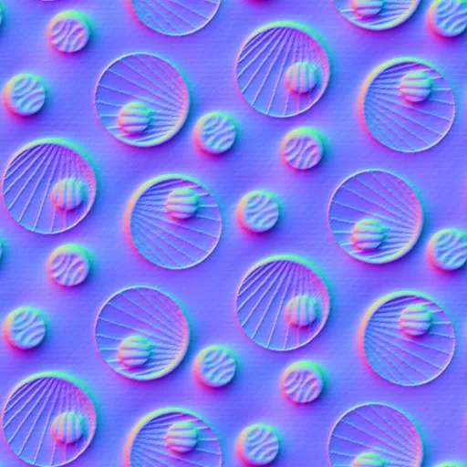 261 Cercles main texture preview