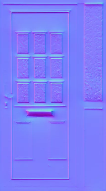 Normal Map for Door Upvc