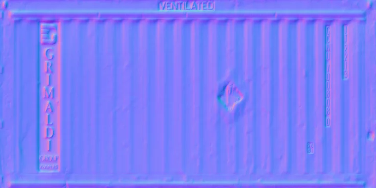 Normal Map for Container Side3