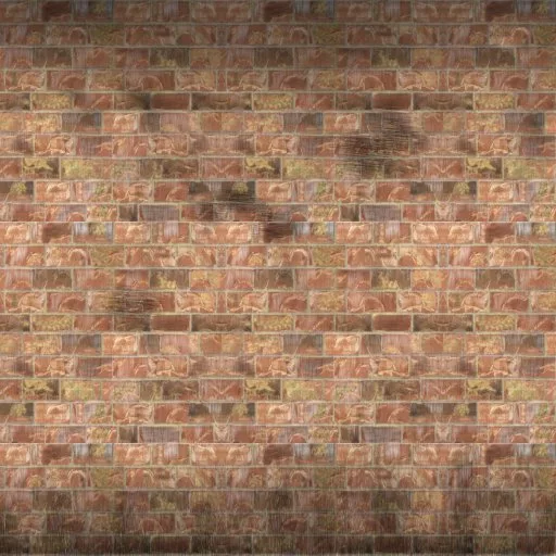 Dirty Brick Wall1 main texture preview