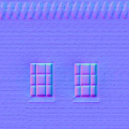 Normal Map for Brick Wall 10
