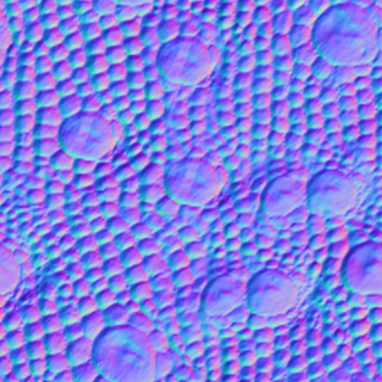 Normal Map for Lizard Bumpy