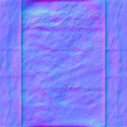 Normal Map for Castle Cement Wall With Light