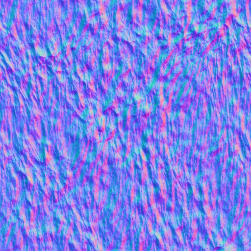 Normal Map for Seamless Hut Roof Straw
