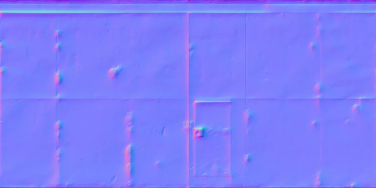Normal Map for Doors Steel Sliding