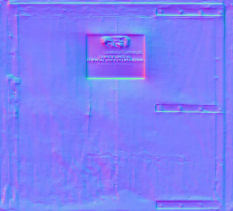 Normal Map for Door Garage11
