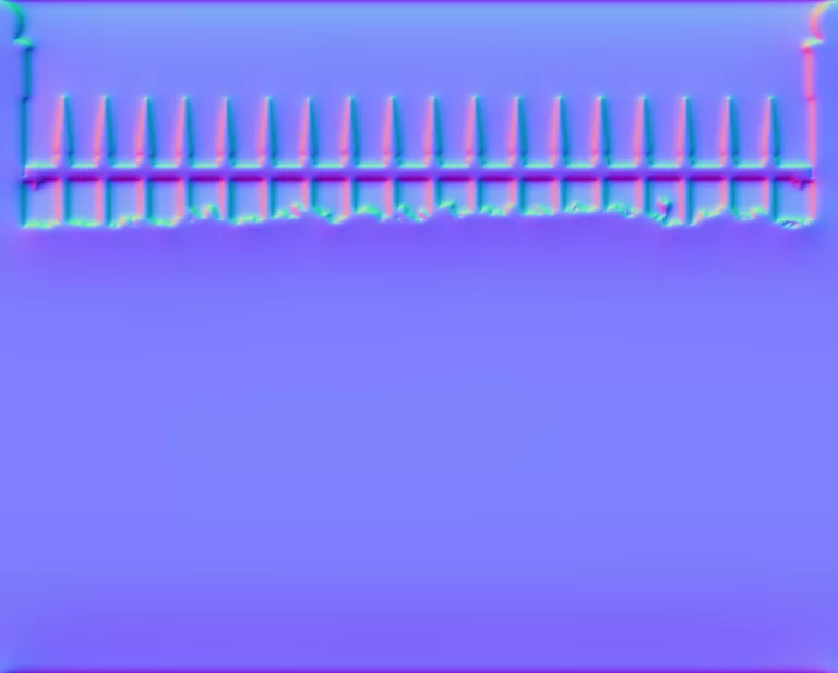 Normal Map for Fence Iron Privots