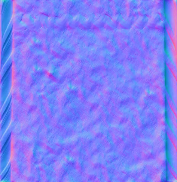 Normal Map for Jacey Gingerbread Wall 4