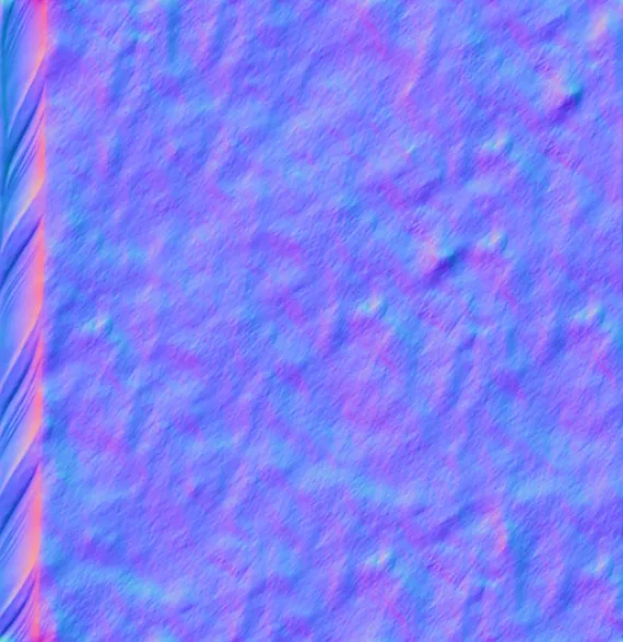 Normal Map for Jacey Gingerbread Wall 1