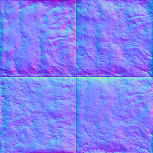 Normal Map for Texture Tile Rustic Brown By Linda Kellie