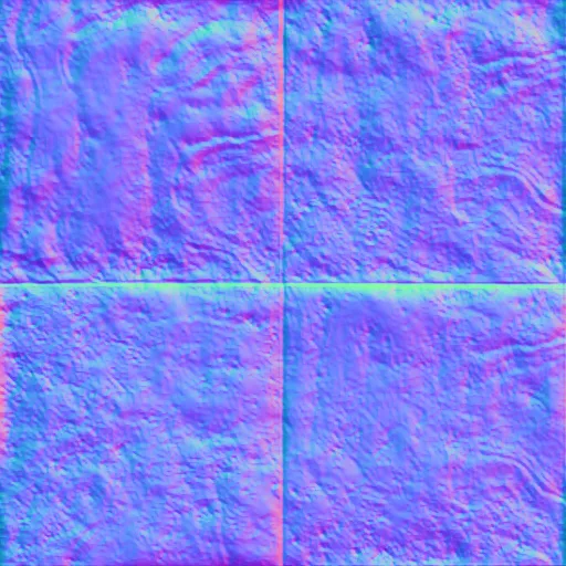 Normal Map for Texture Tile Rustic Green By Linda Kellie