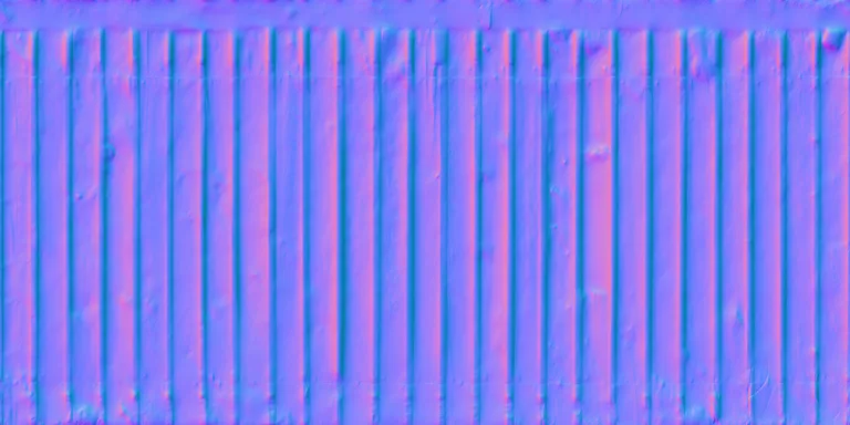 Normal Map for Fence Wood Mossy