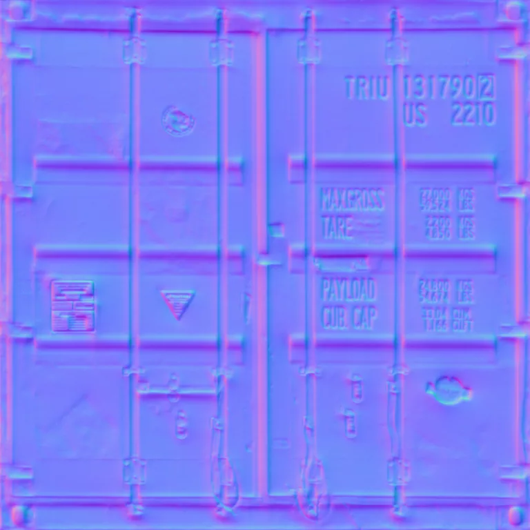Normal Map for Container End11