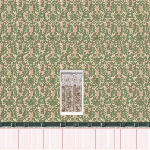 Western Dress Shop Wall 2 With 1 Window main texture preview
