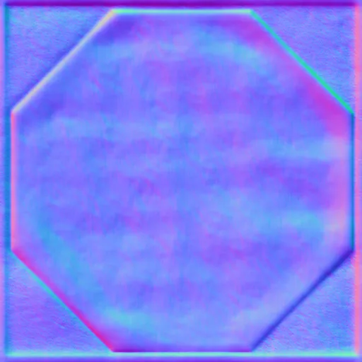 Normal Map for Bt Tile2 Purple1 By Linda Kellie