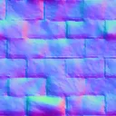 Normal Map for Smooth Grey Brick Cc By Emmanuel Puybaret Of Eteks Copy