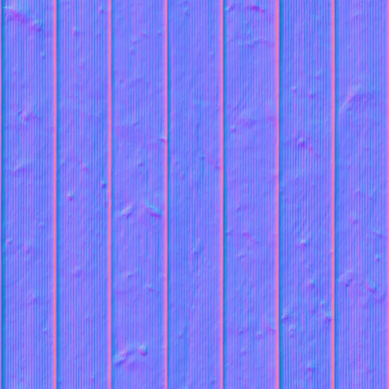 Normal Map for Ground Wood Decking