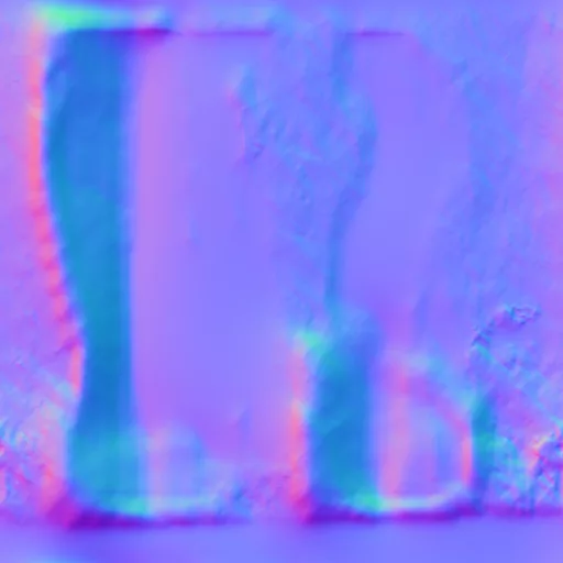 Normal Map for Blue Green Plant