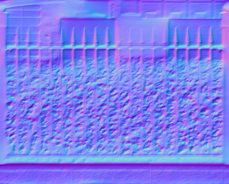 Normal Map for Fence Iron Privots