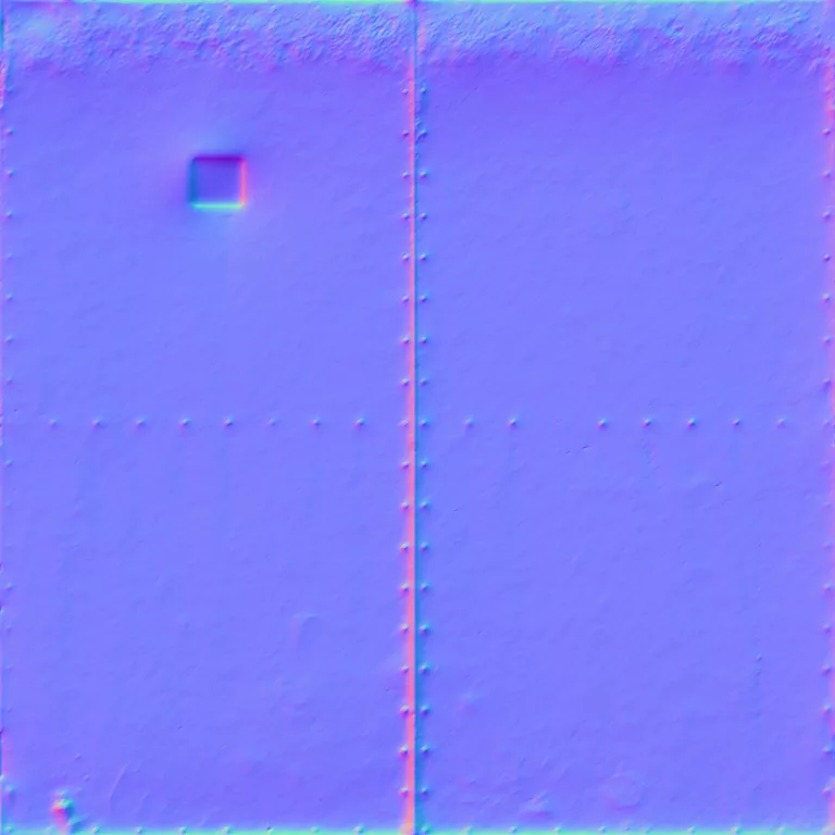 Normal Map for Doors Metal Plated