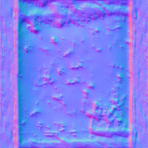 Normal Map for Dirty Rusted Metal Wall2