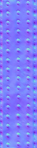 Normal Map for Blue Leather Strap 5