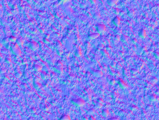 Normal Map for Ground Rubble